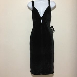 NWT Express Dress Black Velvet